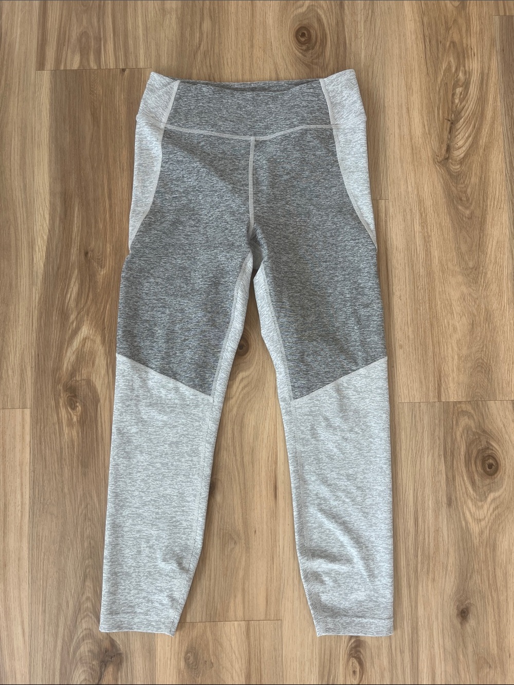 Outdoor Voices Two-Tone Gray Active Leggings